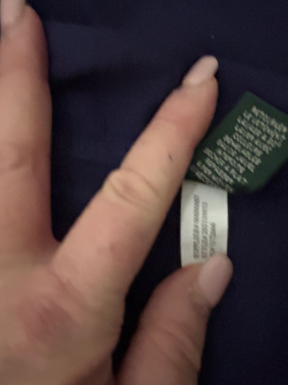 Lauren Ralph Lauren 100% Linen Navy Button-Up Utility Shirt Women’s 3X or XXXL - Picture 6 of 11